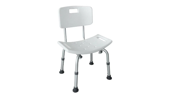 高度可调，带靠背设计，提供舒适支撑。